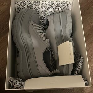 100% real Grey Alexander McQueen shoes